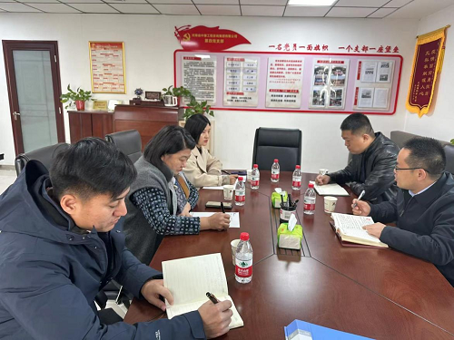 河南省中豫工程咨詢集團(tuán)有限公司副總陳斌帶隊到河南豫信招標(biāo)有限責(zé)任公司檢查安全生產(chǎn)工作